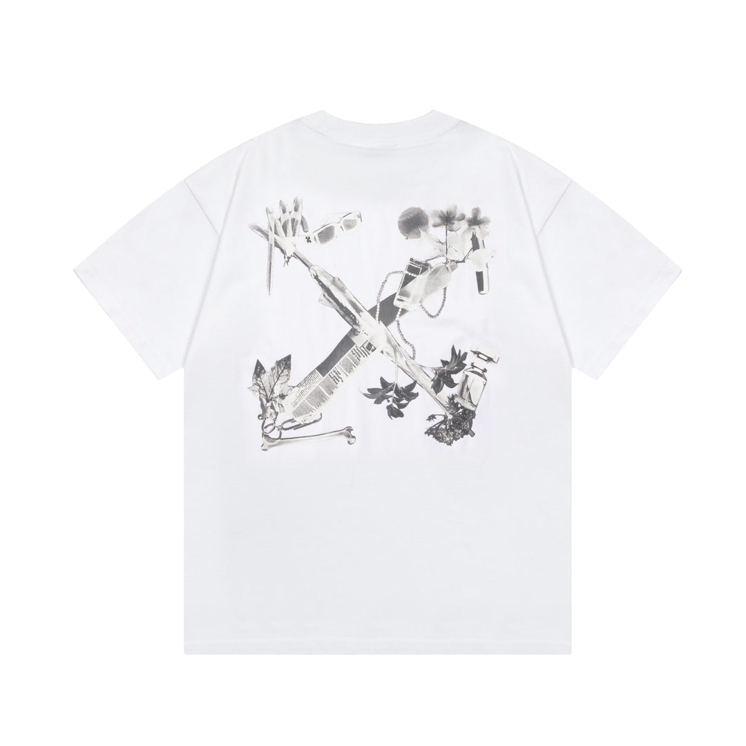 OFF Arrow Logo Cotton T-shirt#1050