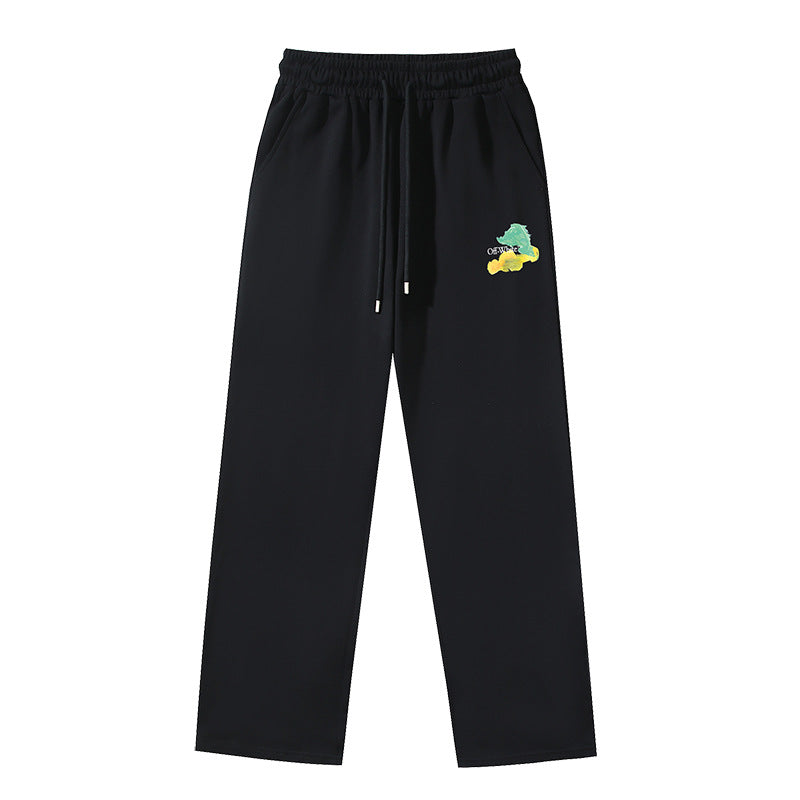 OFF  Pure cotton printed casual trousers