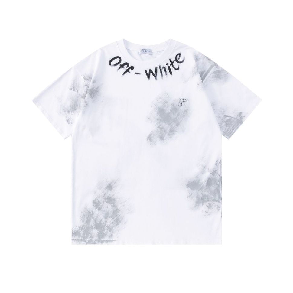 OFF  Ink-splatter graffiti T-shirt