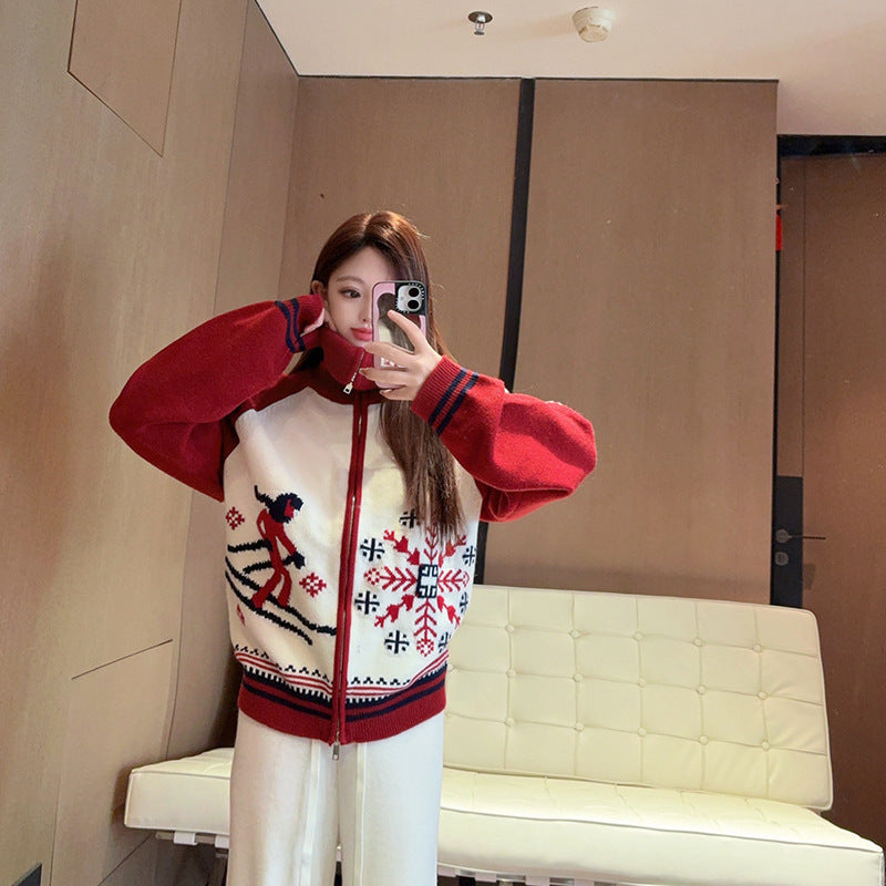 Wool Cardigan Sweater