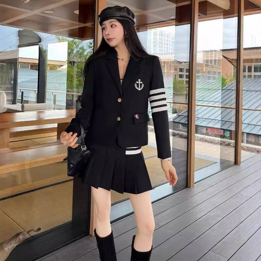 Suit jacket + skirt