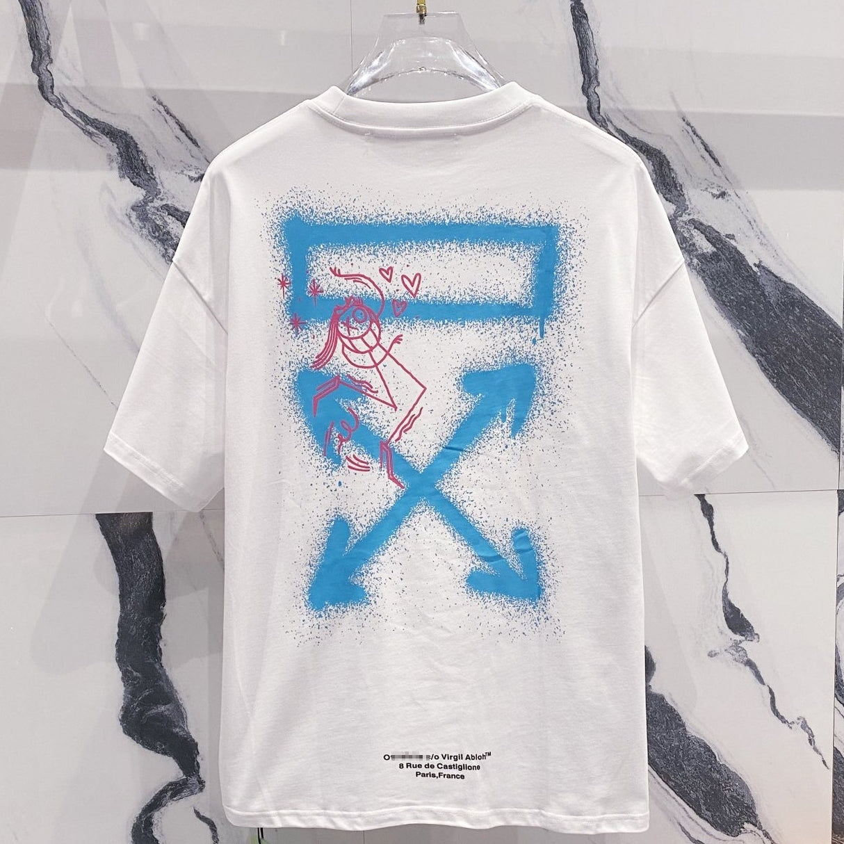 OFF Arrow Logo Cotton T-shirt#25