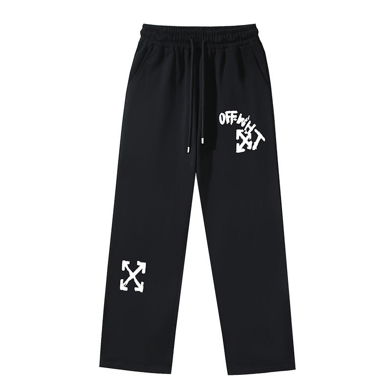 OFF  Pure cotton printed casual trousers