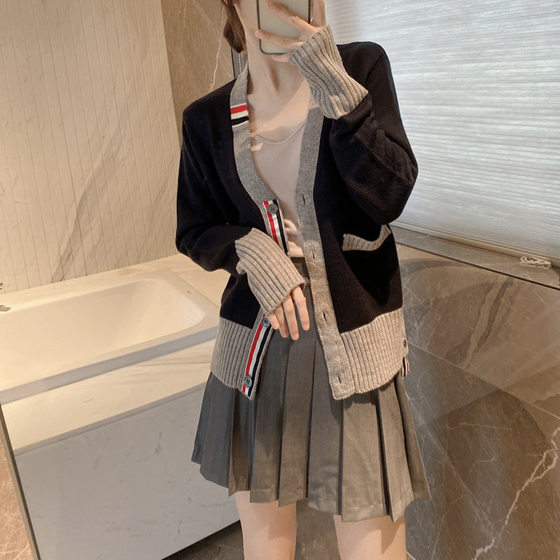 Wool Cardigan Sweater