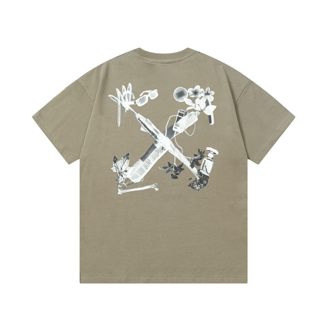 OFF Arrow Logo Cotton T-shirt#1050