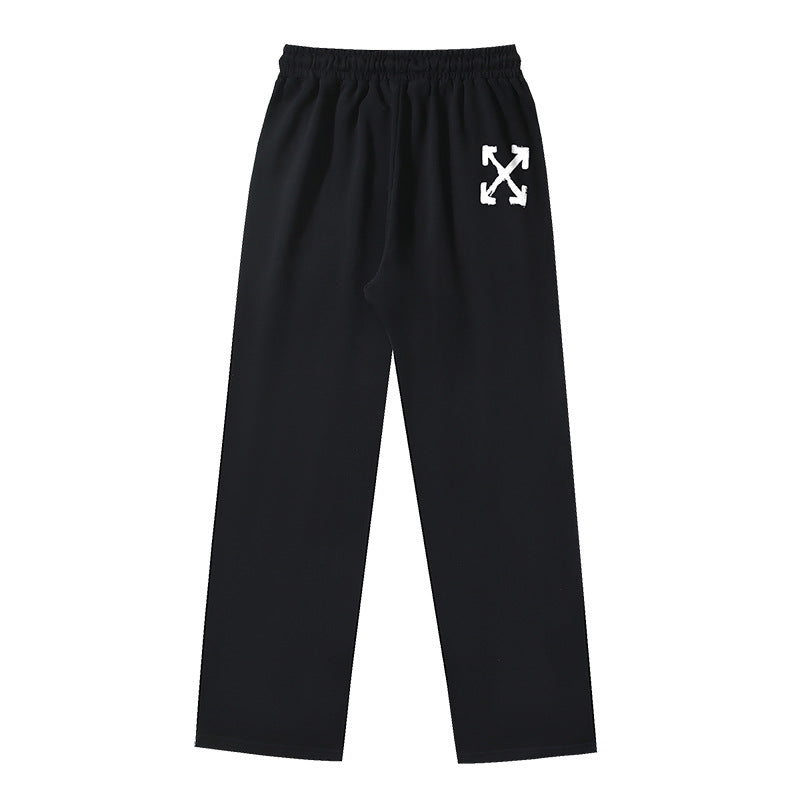 OFF  Pure cotton printed casual trousers