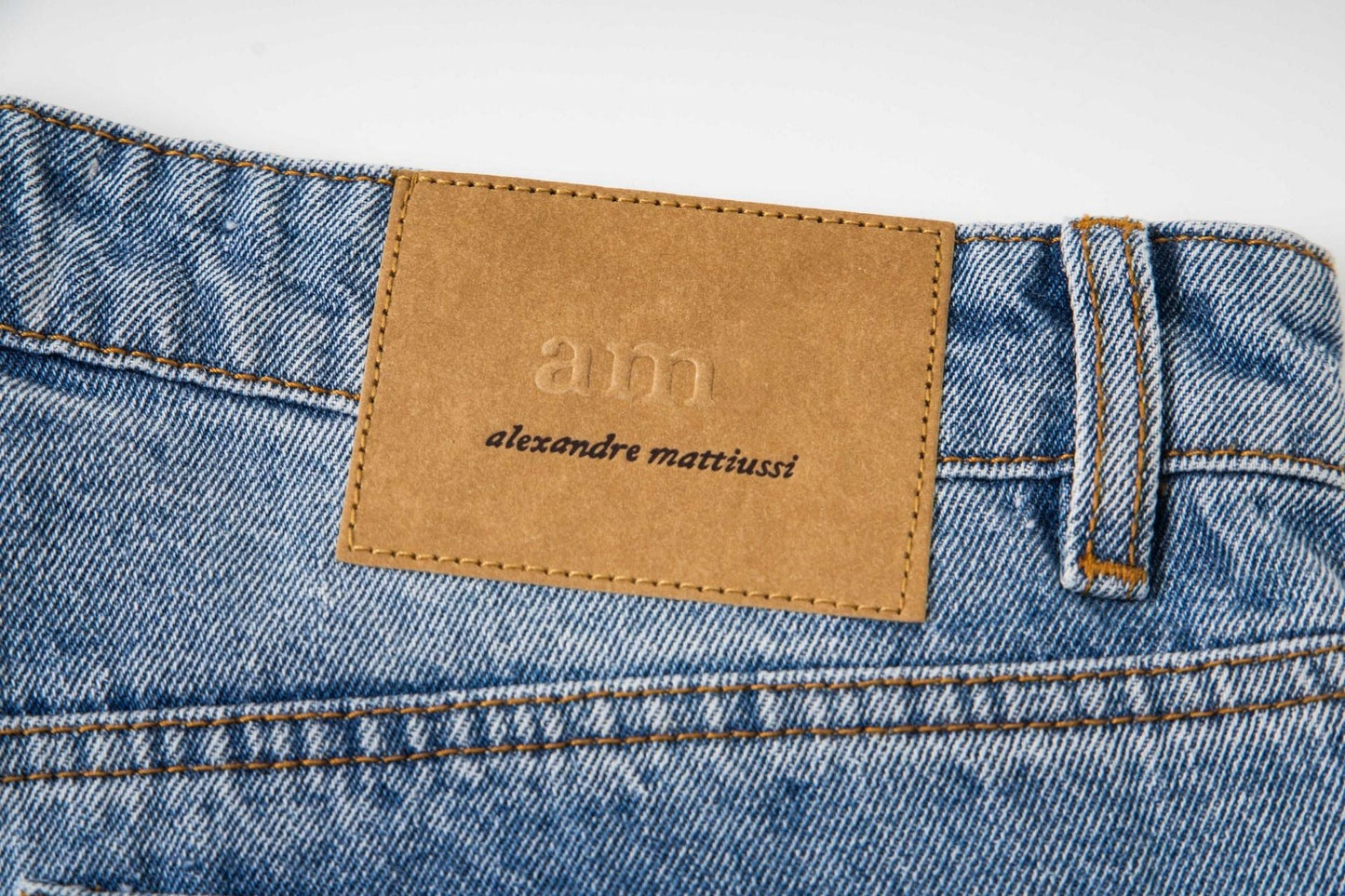 Men's Wide-Leg Jeans - Premium Denim