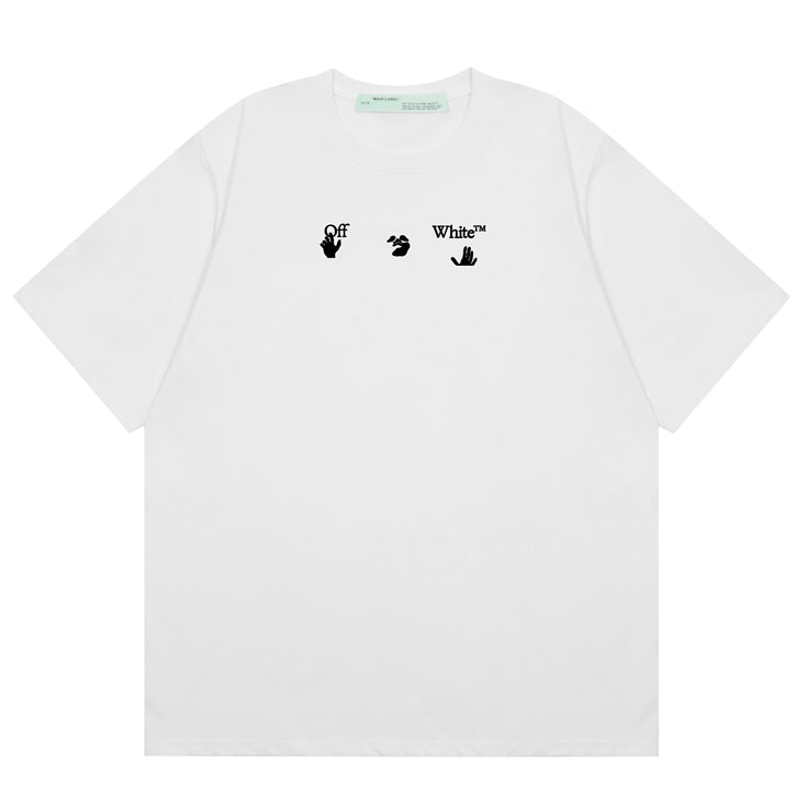 OFF Arrow Logo Cotton T-shirt