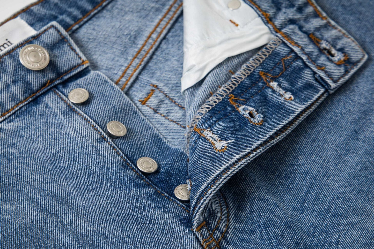 Men's Wide-Leg Jeans - Premium Denim