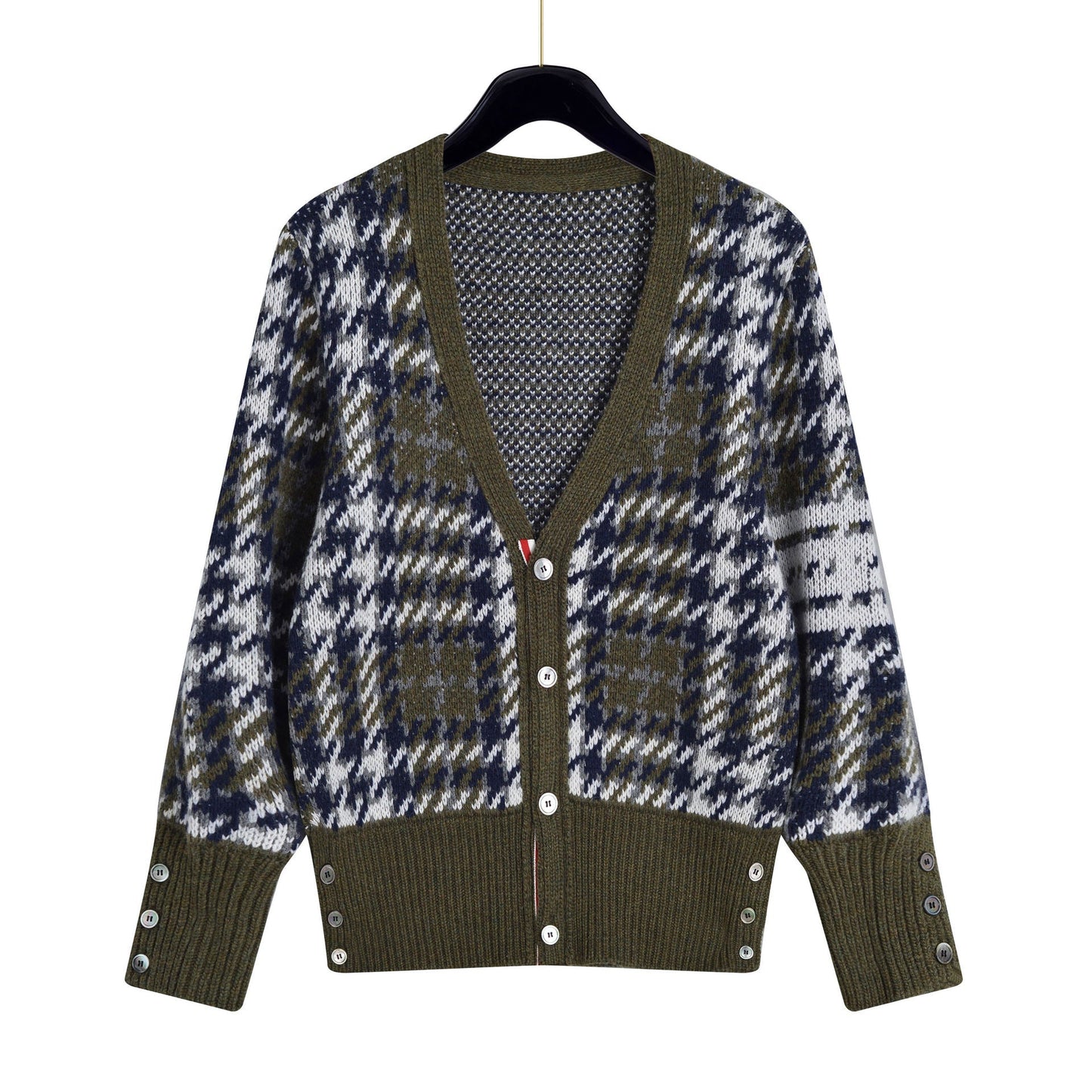 2025  Plaid cardigan