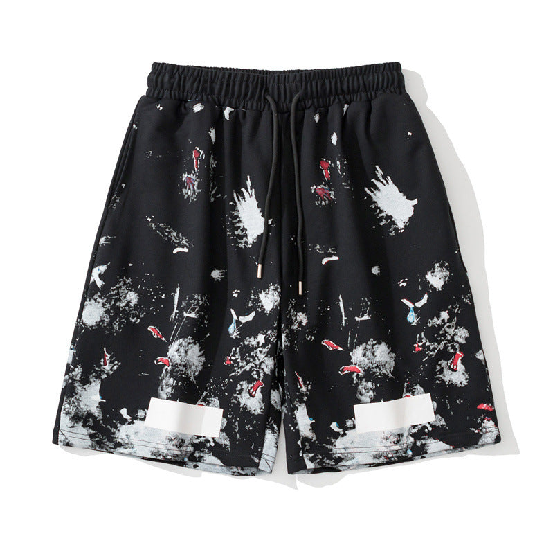 OFF Foil-Print Arrow Shorts