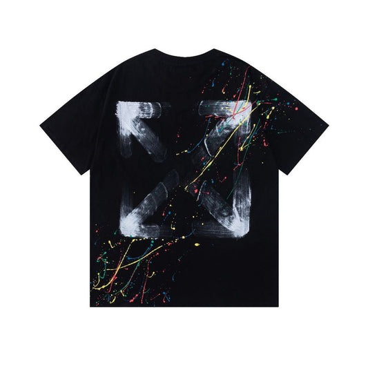 OFF  Ink-splatter graffiti T-shirt
