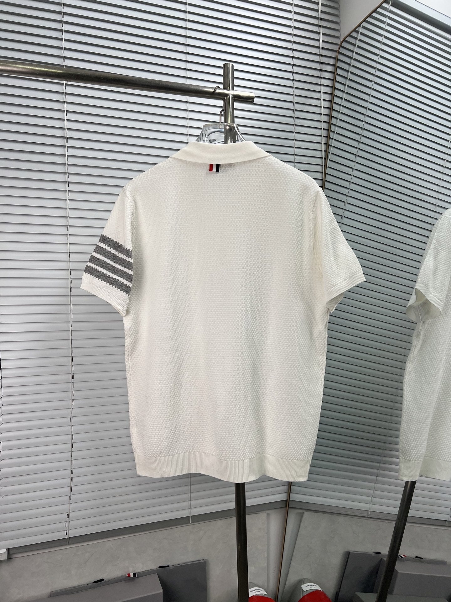 thom browne Knitted POLO shirt