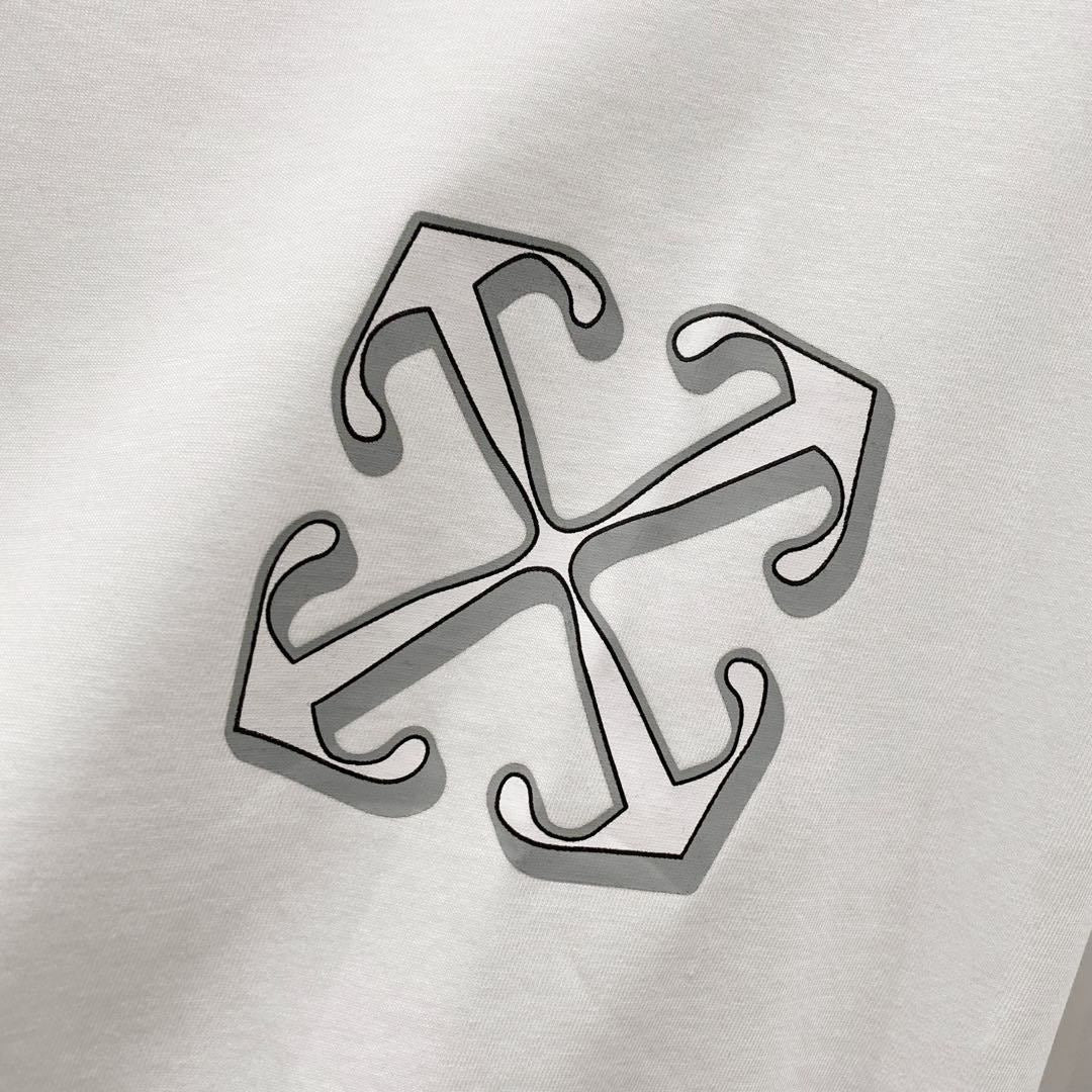 OFF Arrow Logo Cotton T-shirt#27
