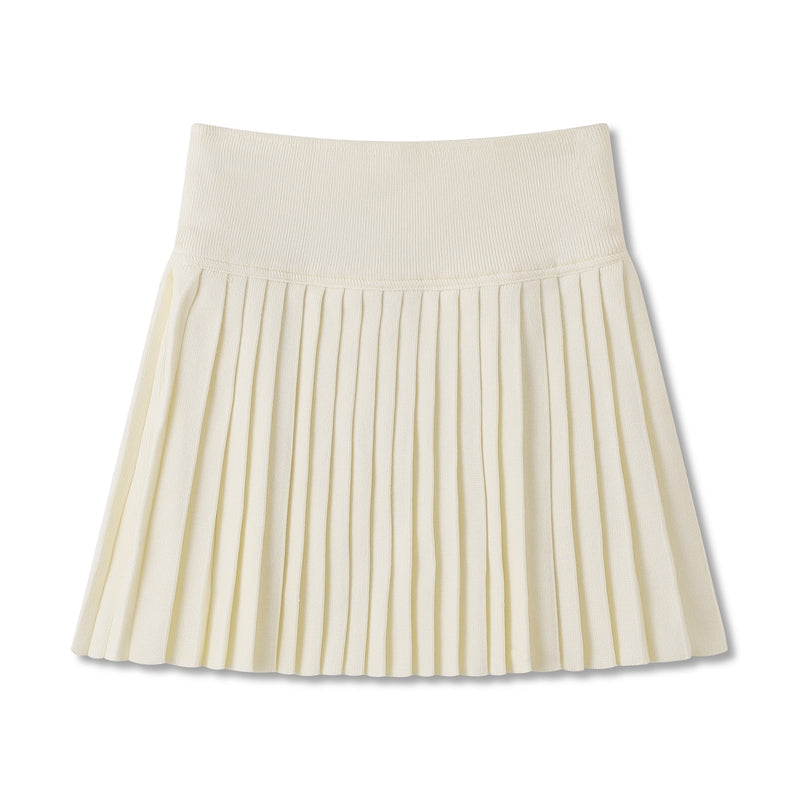 2025 Puppy Knitted Pleated Skirt