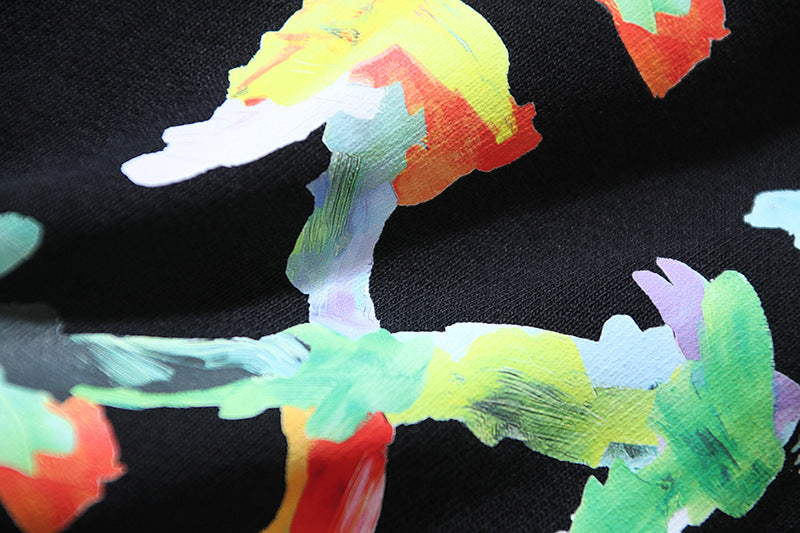 OFF  Pure cotton printed casual trousers