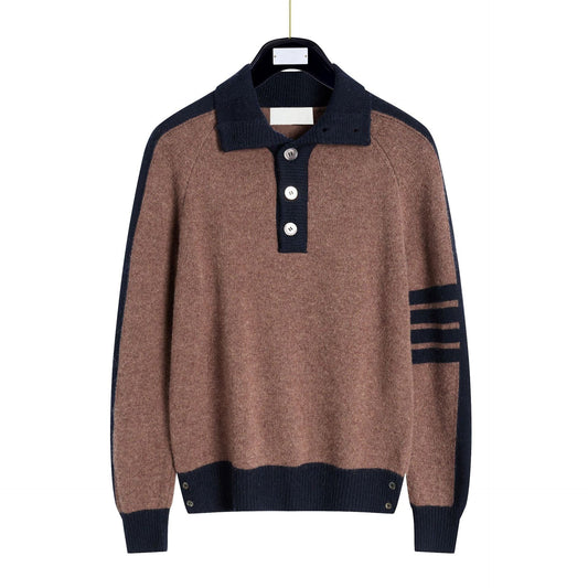 Polo neck sweater