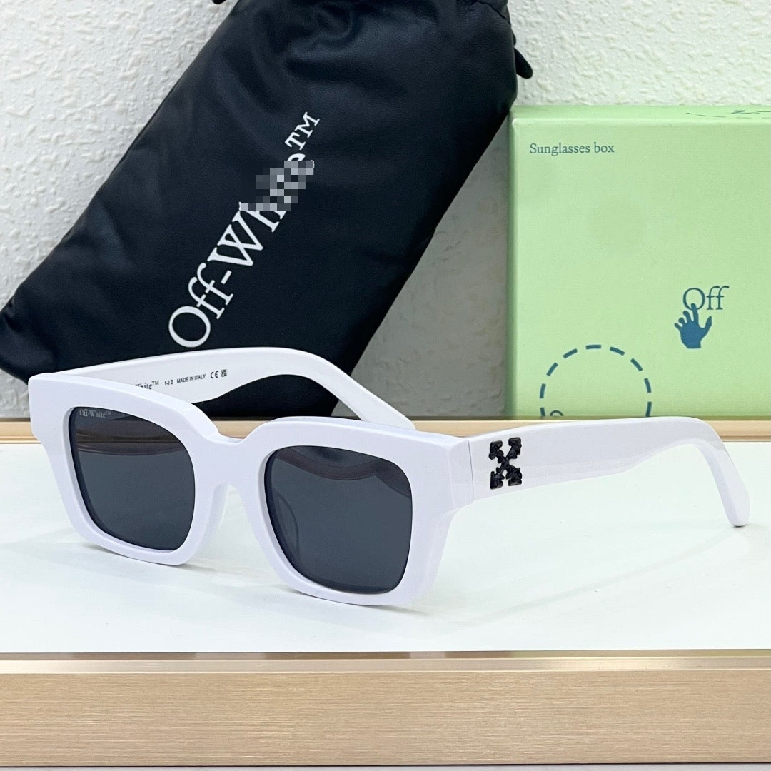 OFF Arrow logo sunglasses#008-1