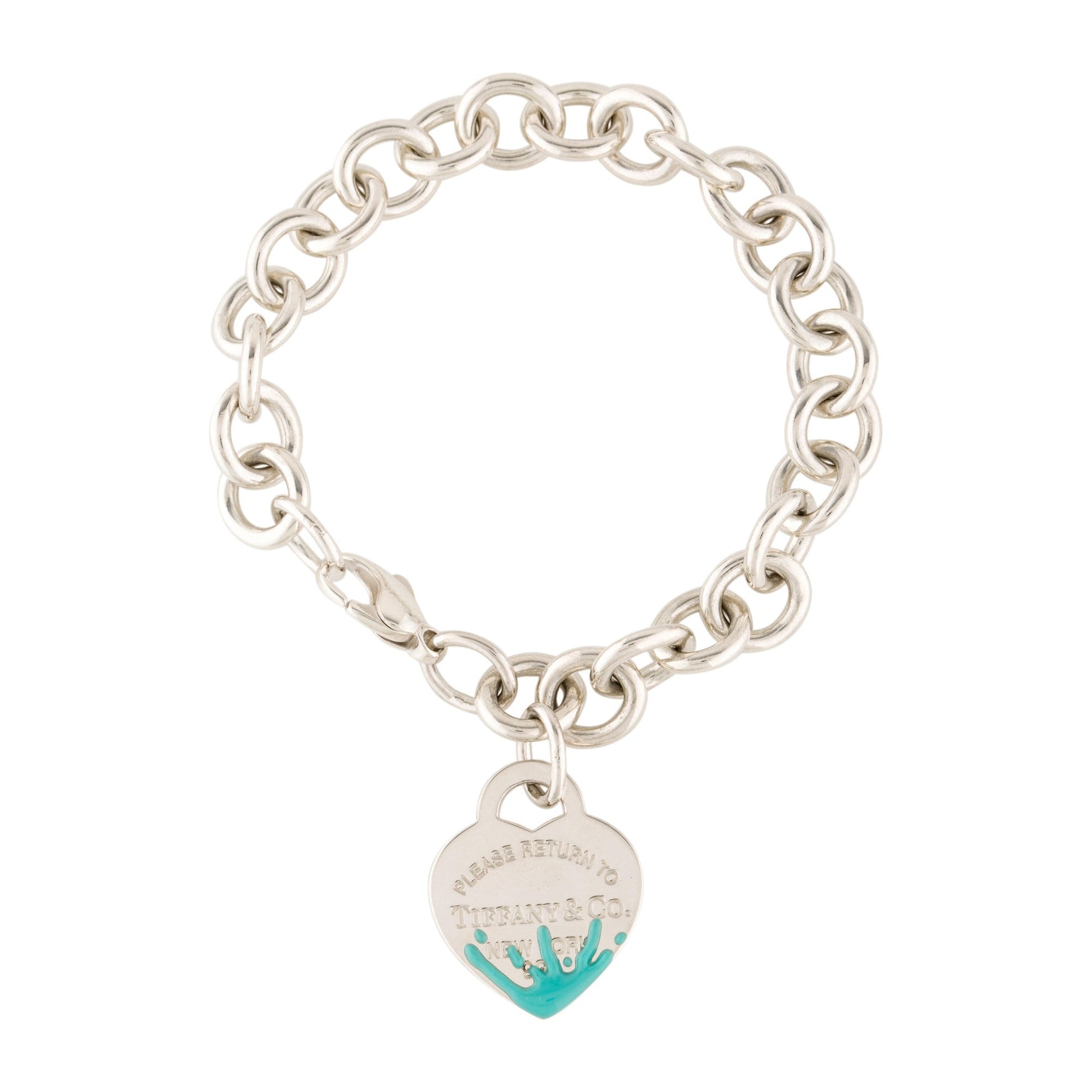 18K Tiffany Heart Tag Bracelet