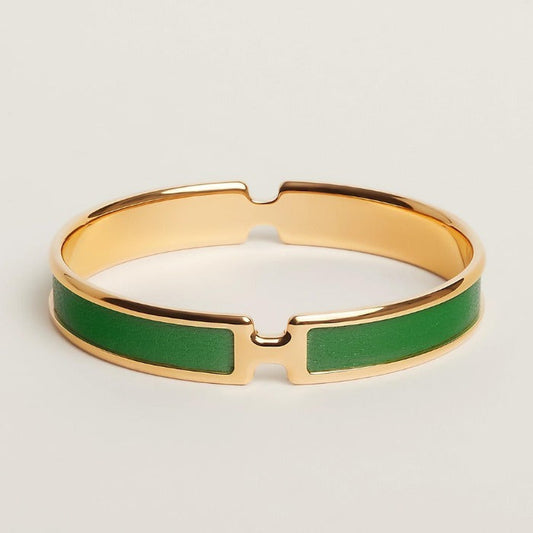 18K Olympe Green Hermes Bracelet