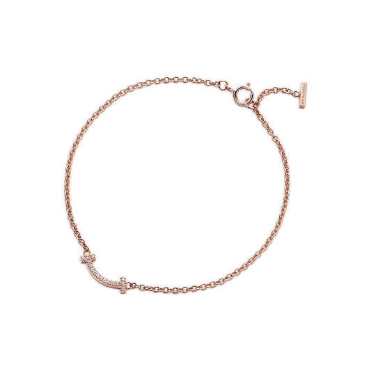 18K Tiffany Smile Diamond Bracelet