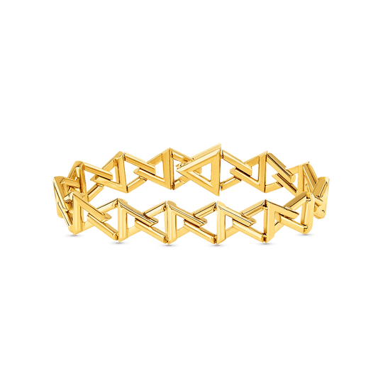 18K Louis Vuitton Volt Curb Chain Large Bracelet