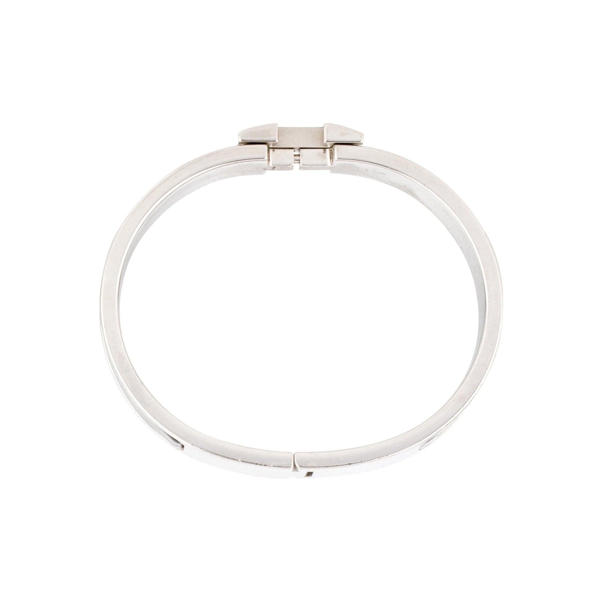 18K Clic Hermes Black Bracelet