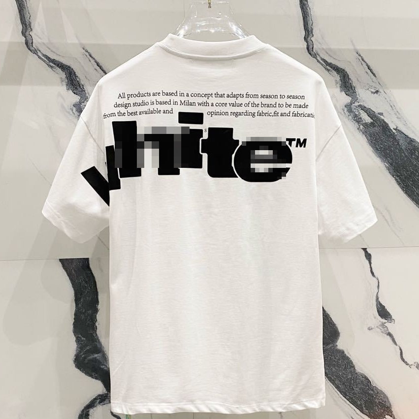 OFF Arrow Logo Cotton T-shirt-1022