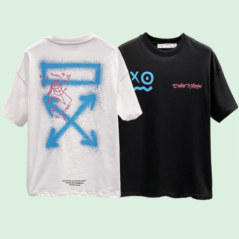 OFF Arrow Logo Cotton T-shirt#25