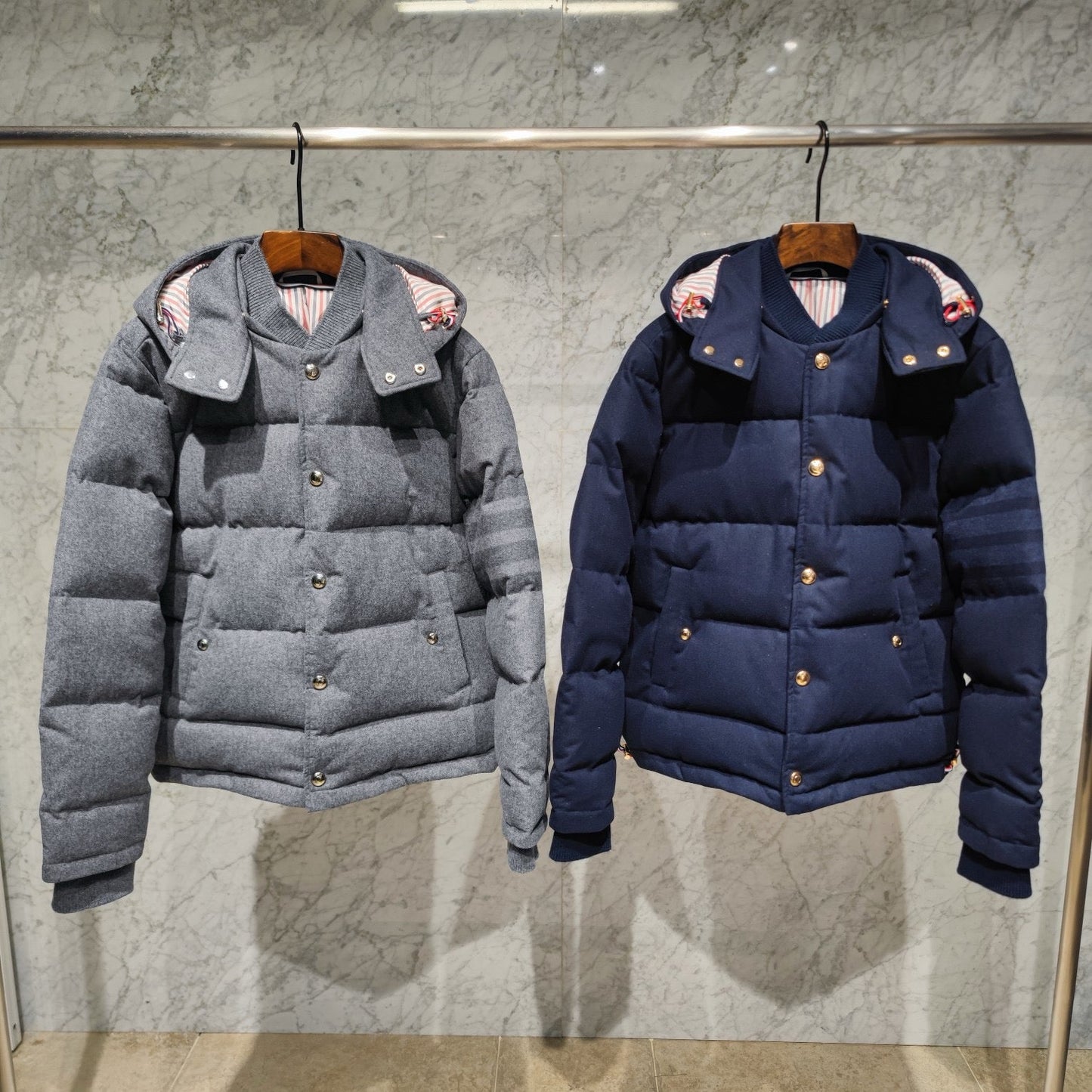 Wool down jacket