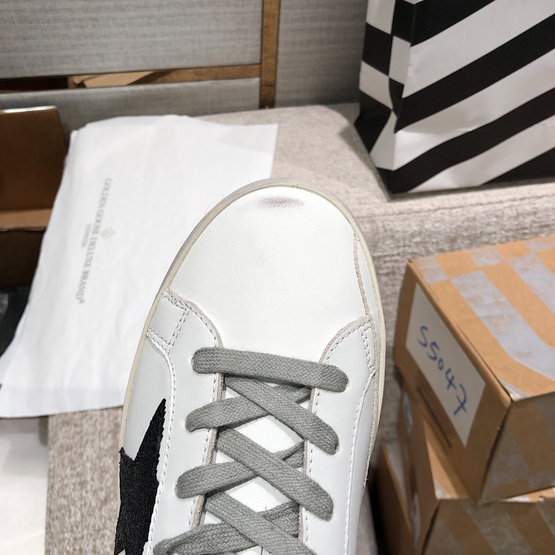 Golden Goose Vintage Distressed Sneakers #168