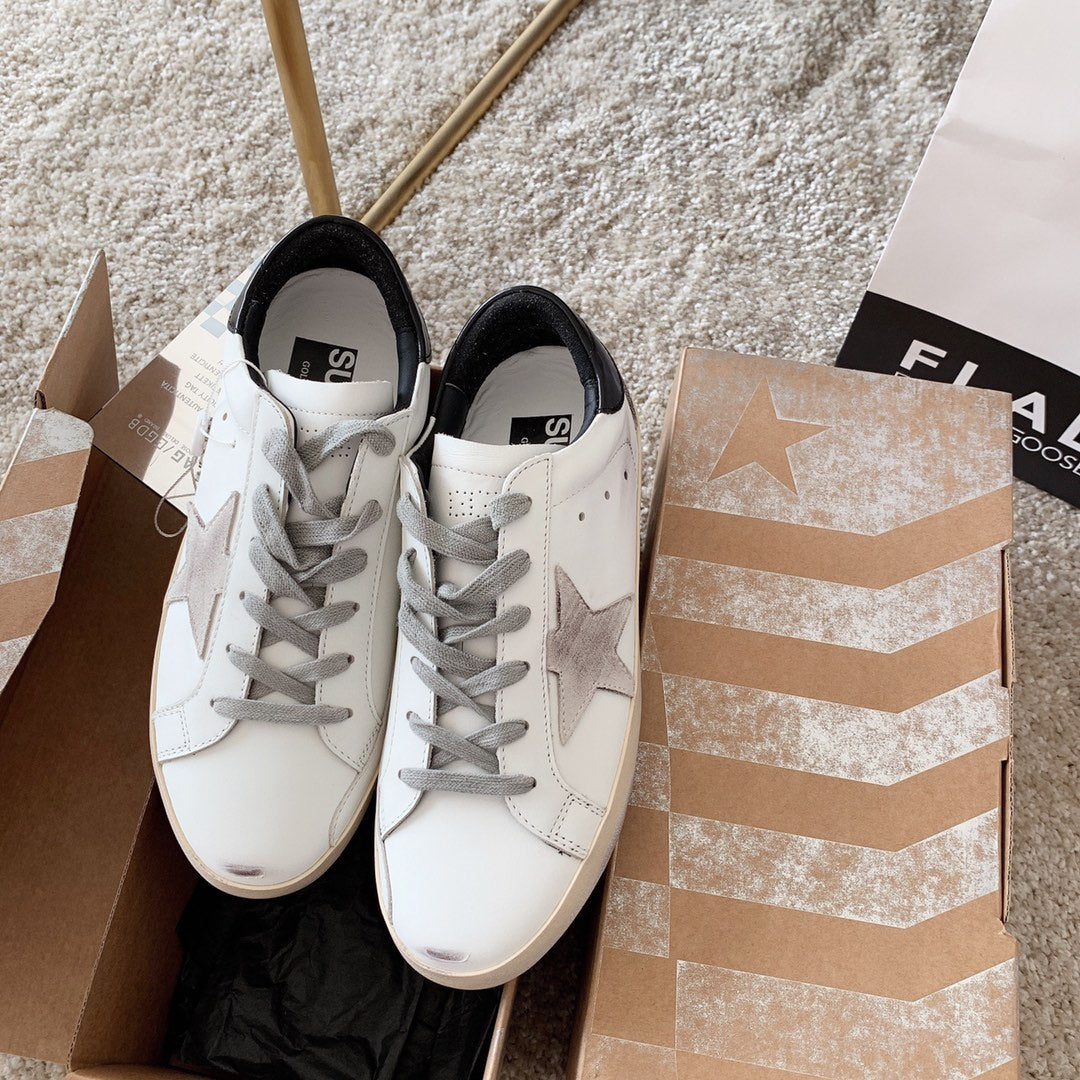 Golden Goose Vintage Distressed Sneakers #121