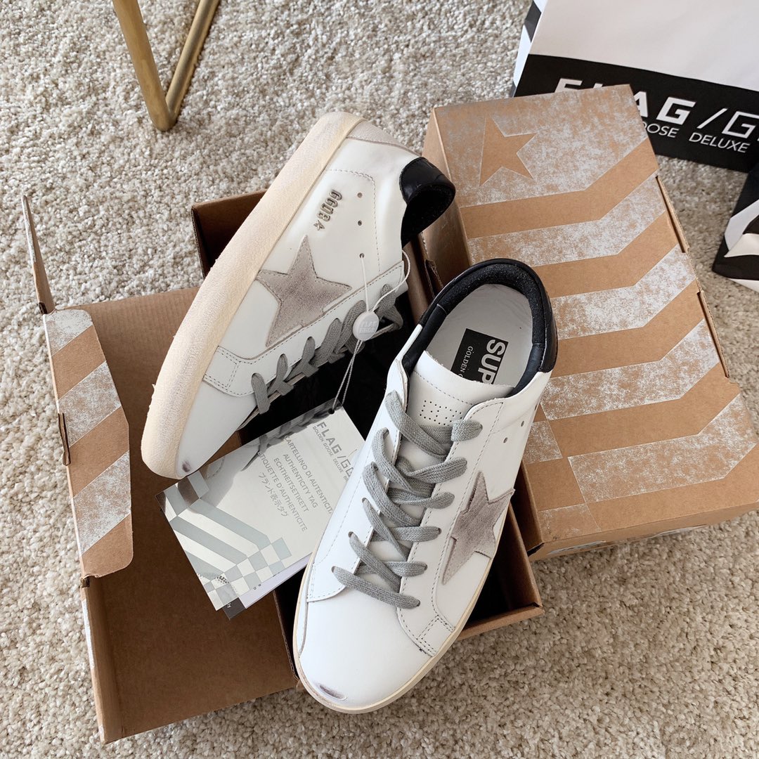 Golden Goose Vintage Distressed Sneakers #121
