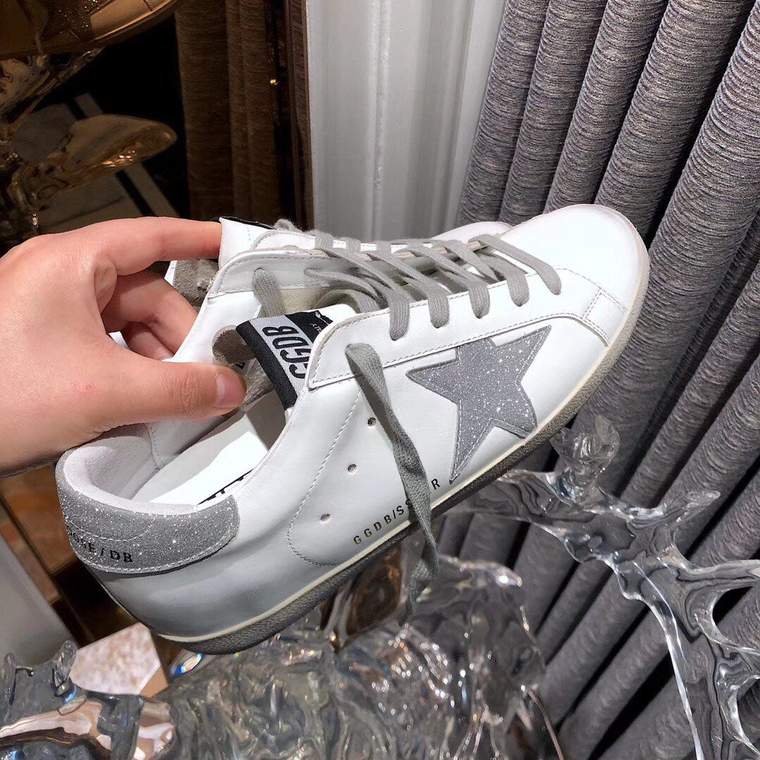 Golden Goose Vintage Distressed Sneakers #164