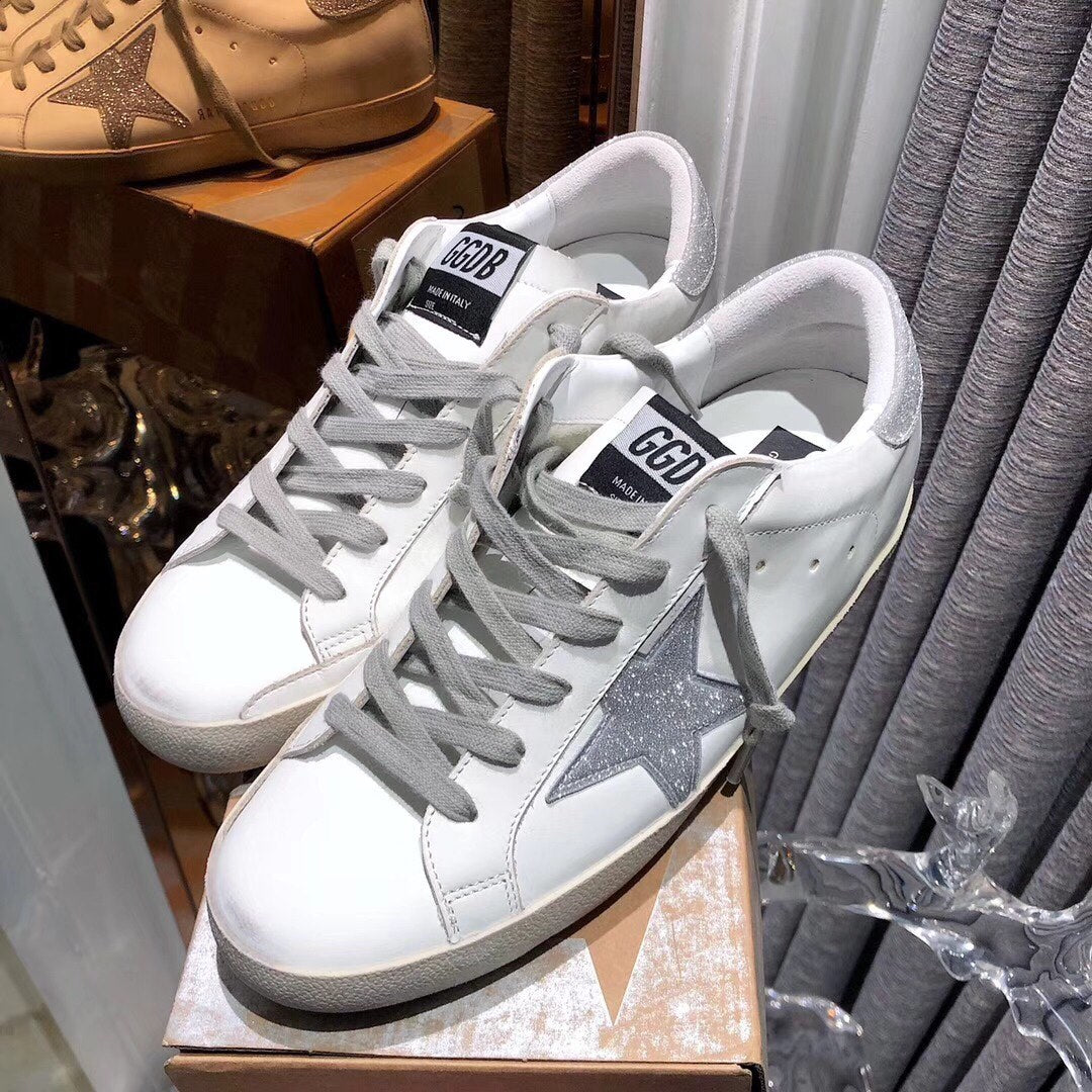 Golden Goose Vintage Distressed Sneakers #164
