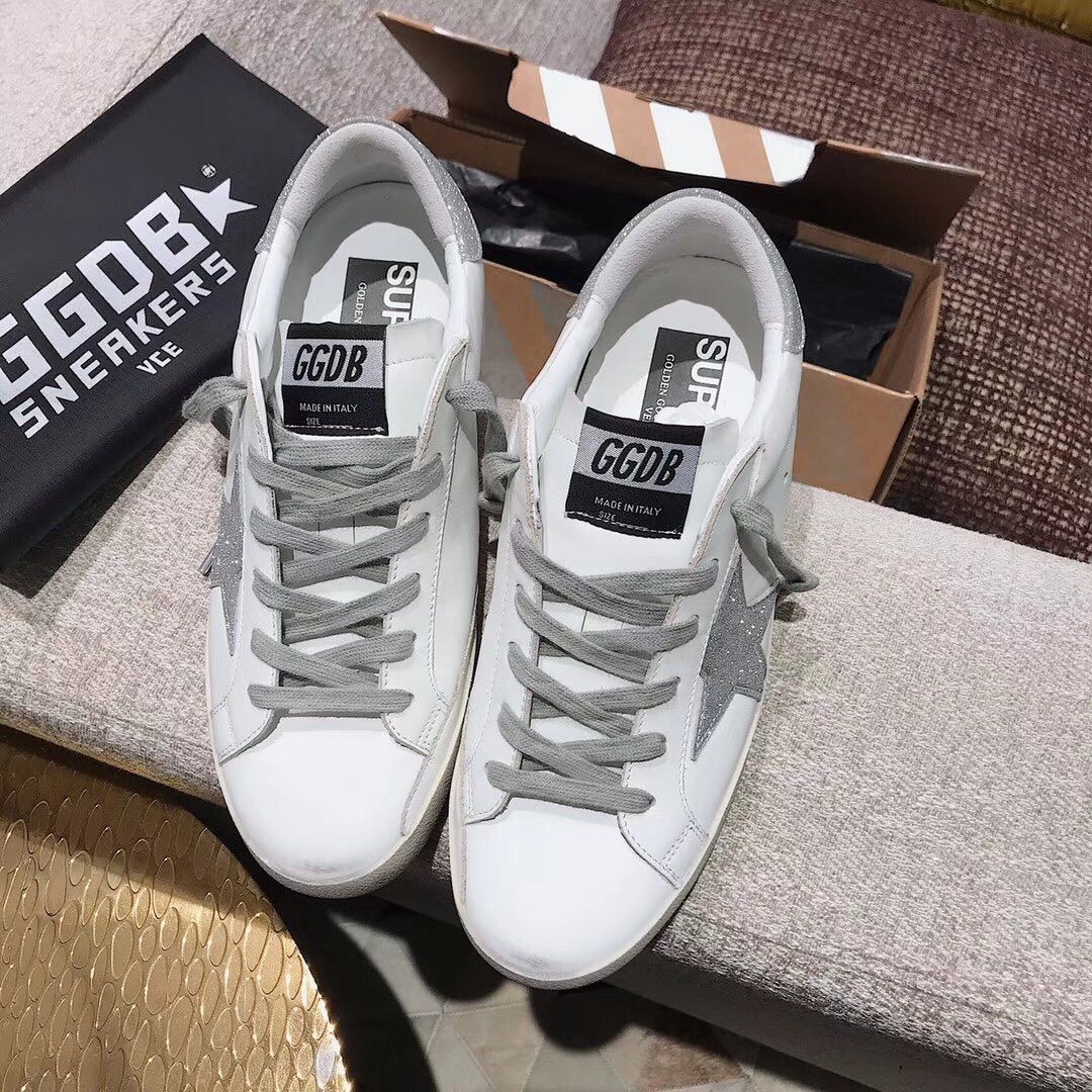 Golden Goose Vintage Distressed Sneakers #164