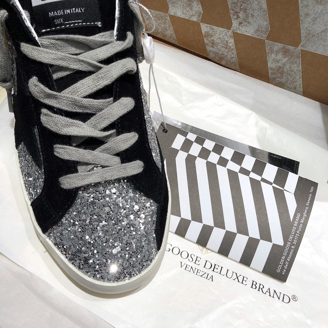 Golden Goose Vintage Distressed Sneakers #288