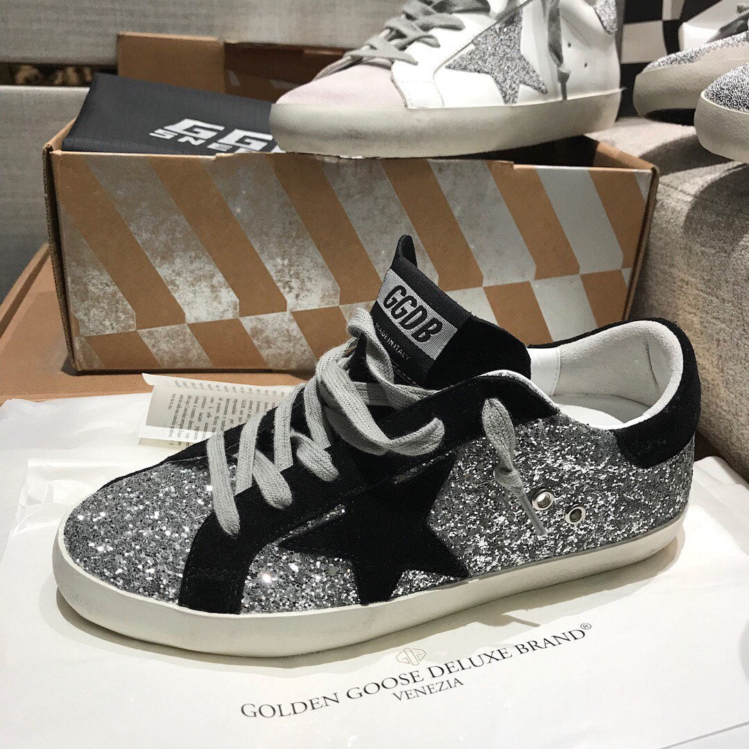 Golden Goose Vintage Distressed Sneakers #288