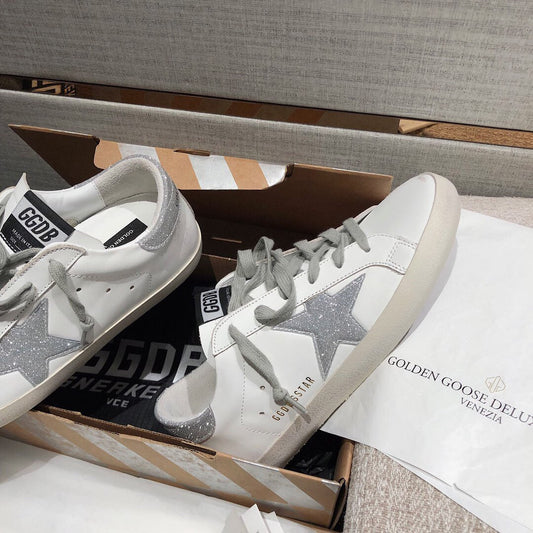 Golden Goose Vintage Distressed Sneakers #166