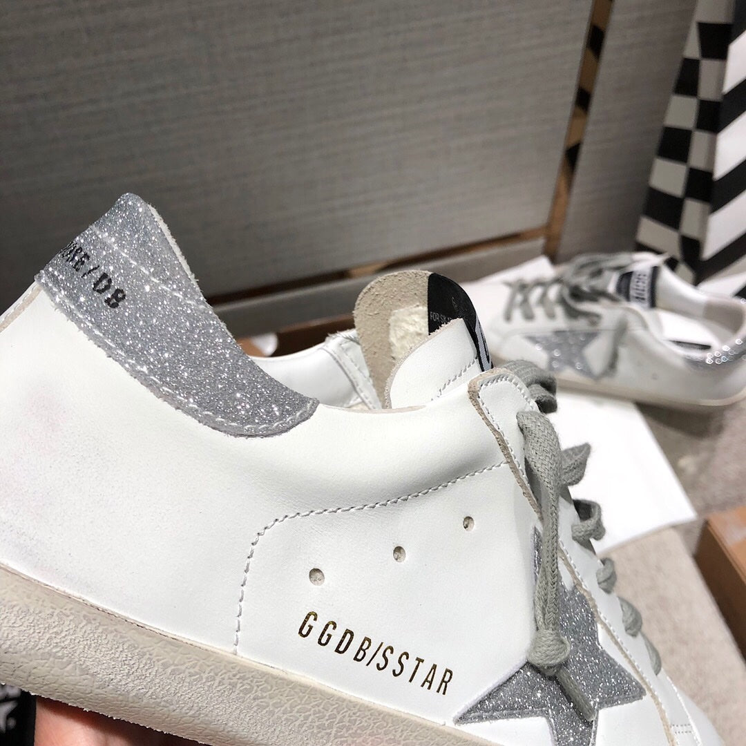 Golden Goose Vintage Distressed Sneakers #166