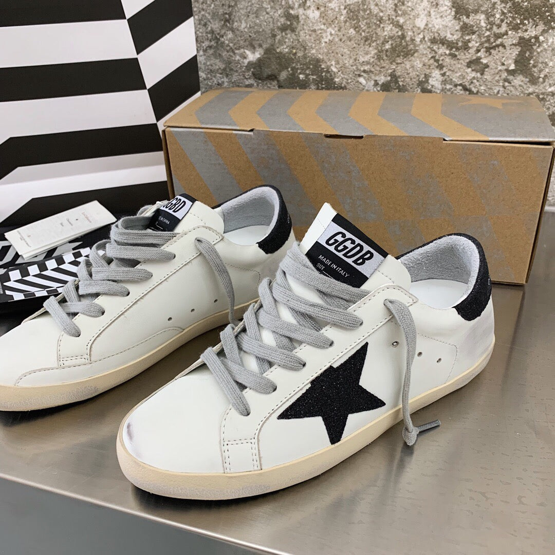 Golden Goose Vintage Distressed Sneakers #167