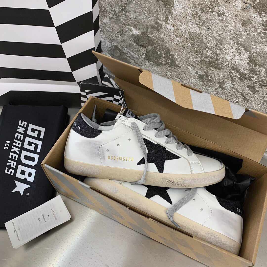 Golden Goose Vintage Distressed Sneakers #167