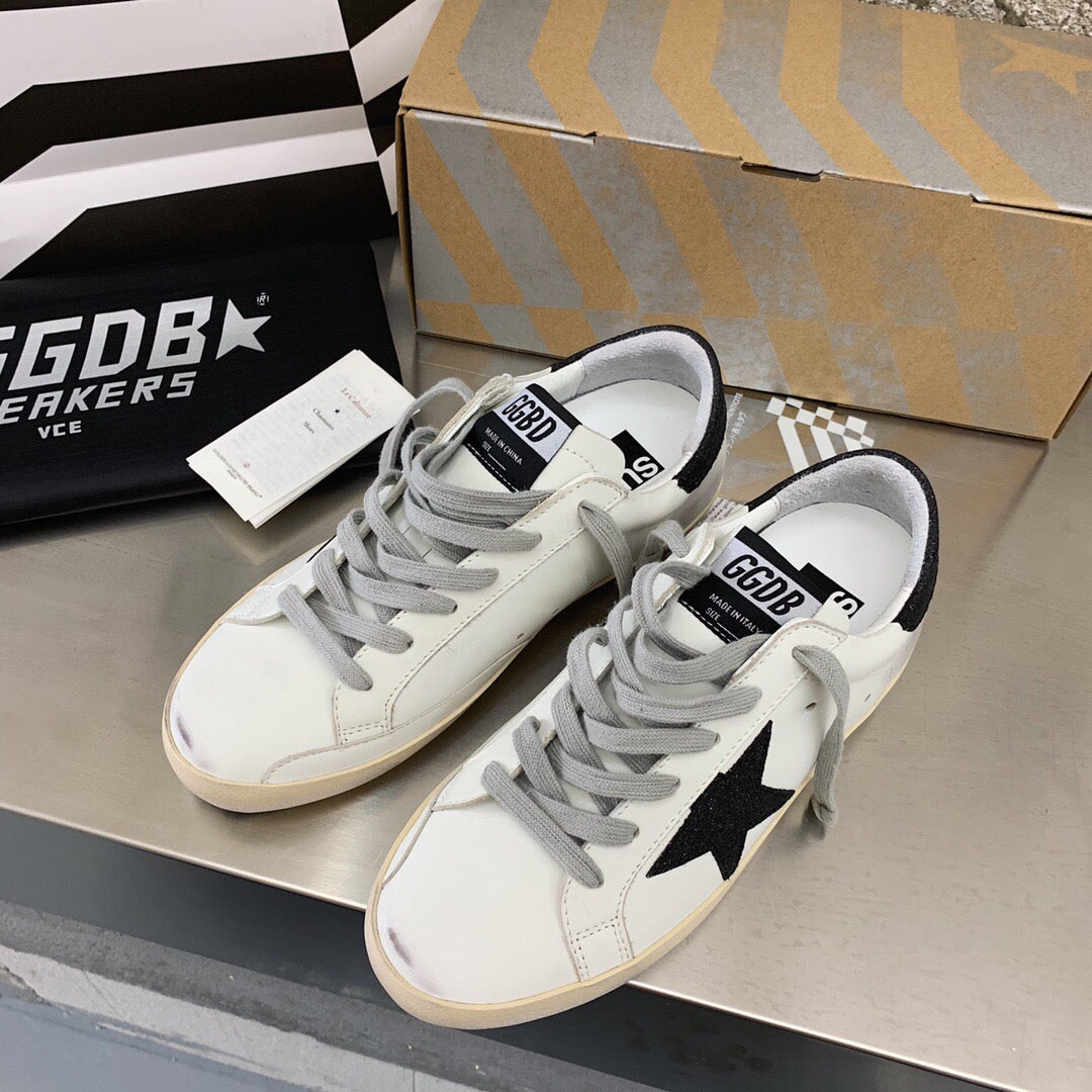 Golden Goose Vintage Distressed Sneakers #167