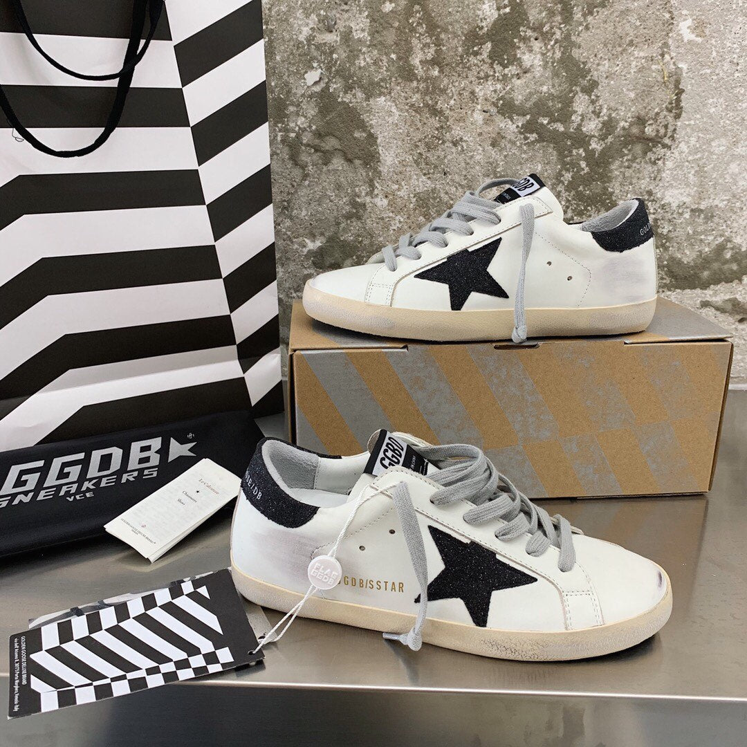 Golden Goose Vintage Distressed Sneakers #167