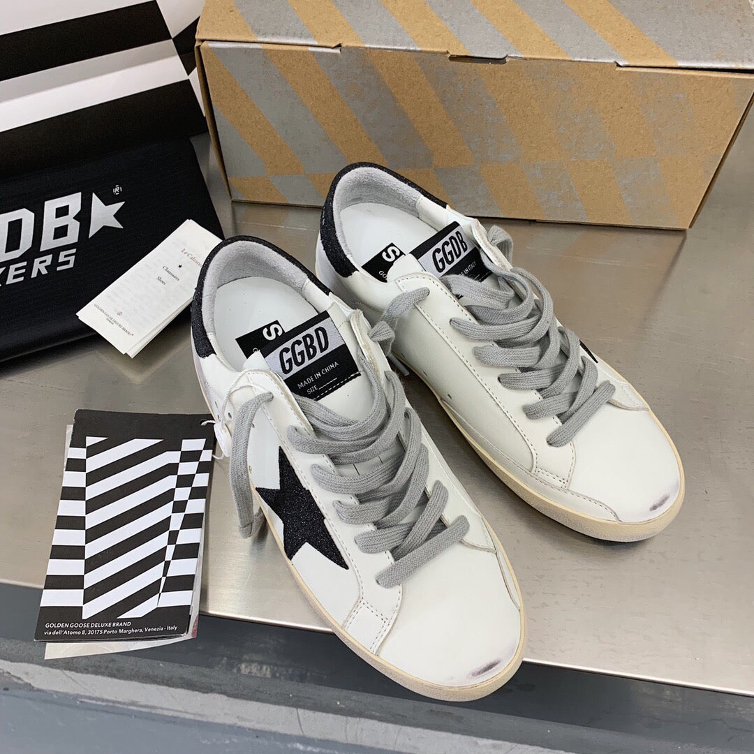 Golden Goose Vintage Distressed Sneakers #167