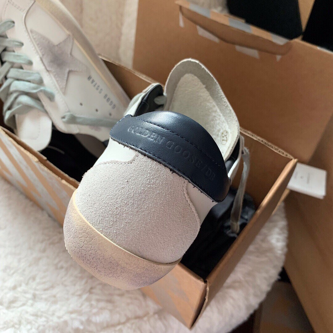 Golden Goose Vintage Distressed Sneakers #098