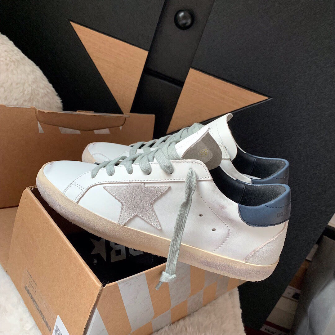 Golden Goose Vintage Distressed Sneakers #098