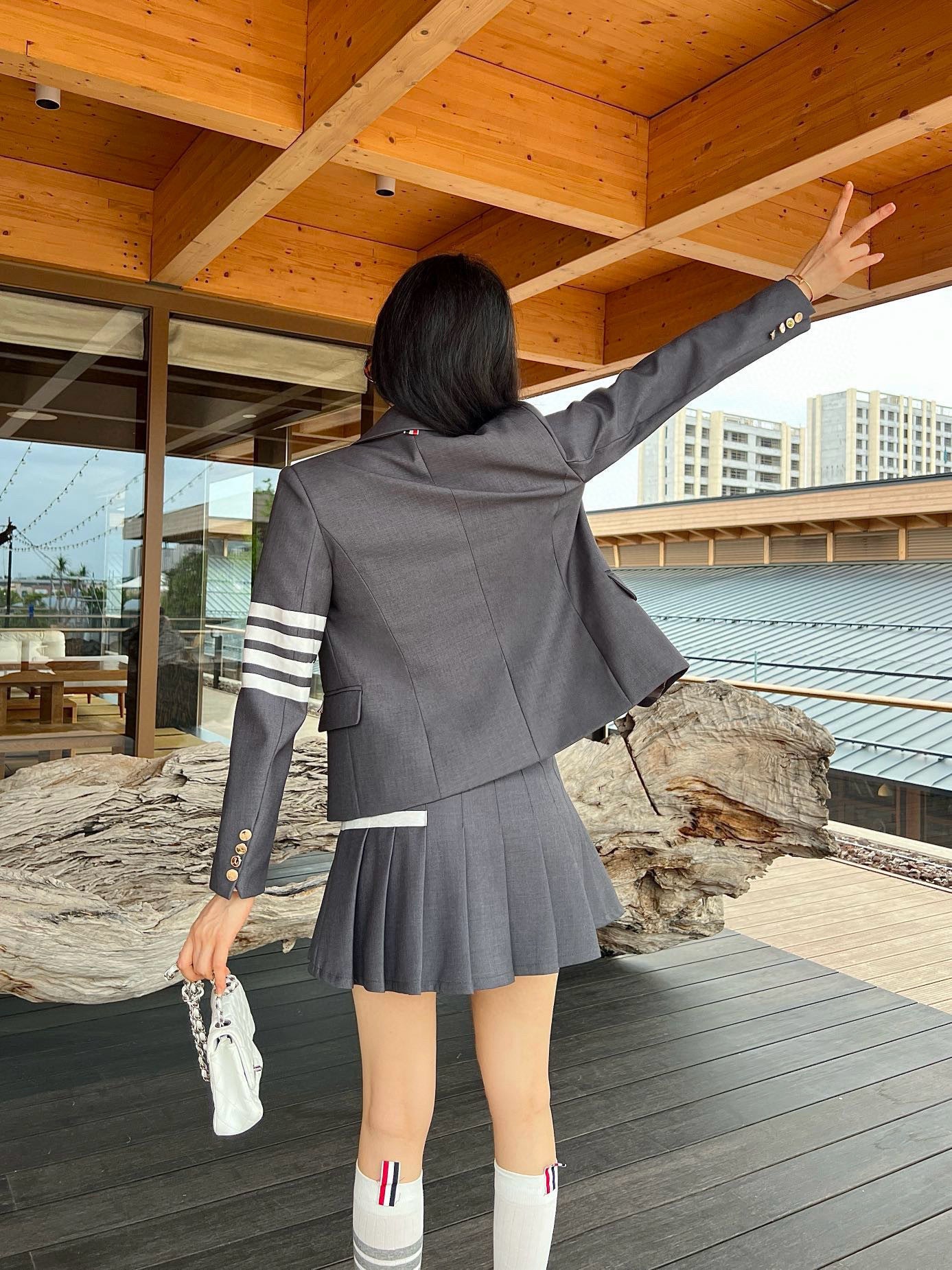 Suit jacket + skirt