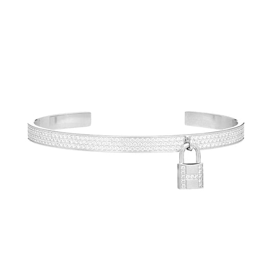 18K Kelly Clochette Diamond Hermes Bracelet
