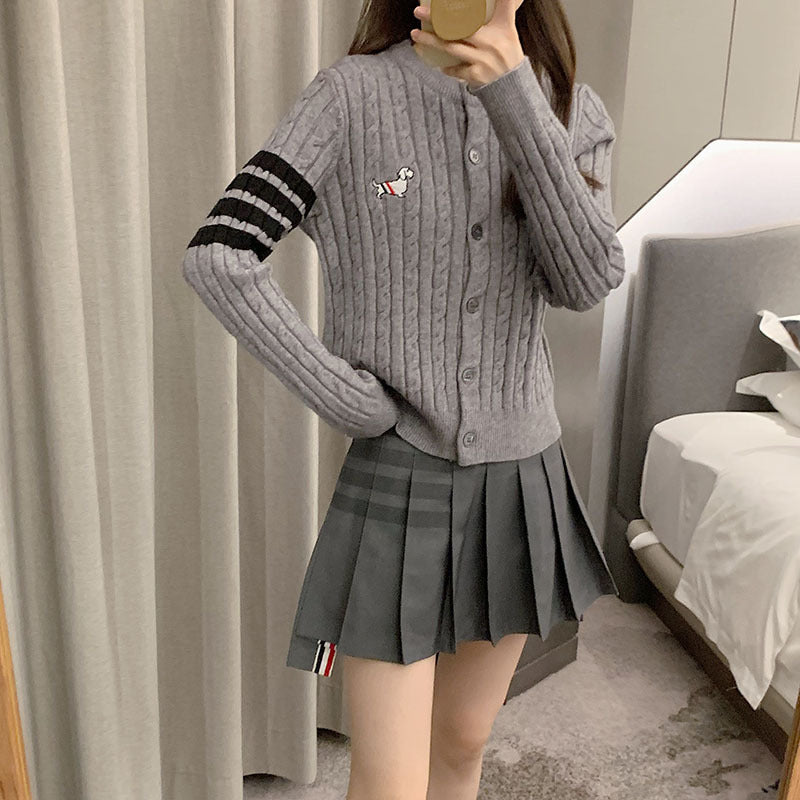 Puppy Knitted Cardigan